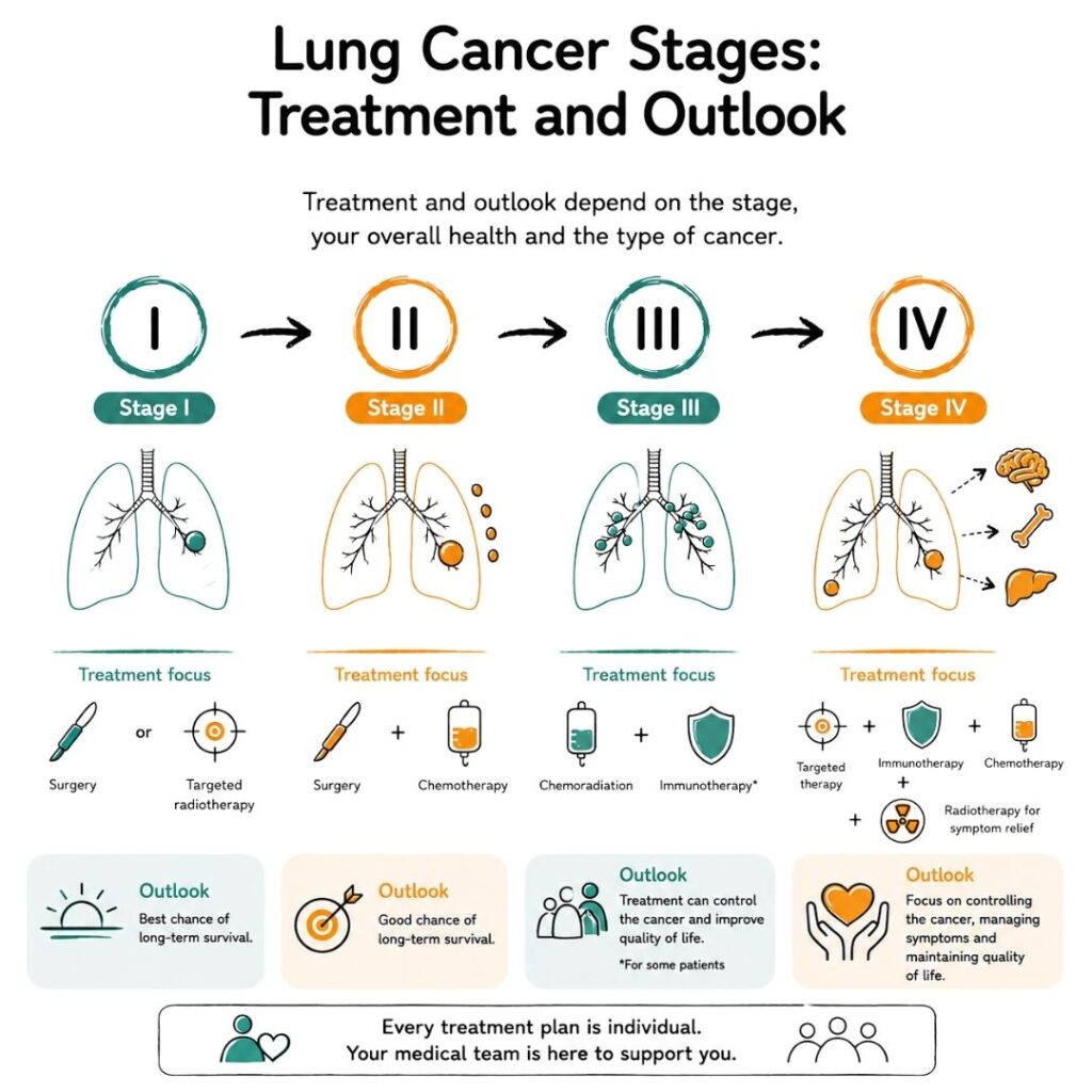 Lung Cancer Stages Treatment and Outlook
